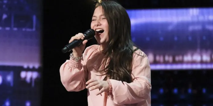 Roberta Battaglia performing Shallow during her America’s Got Talent audition