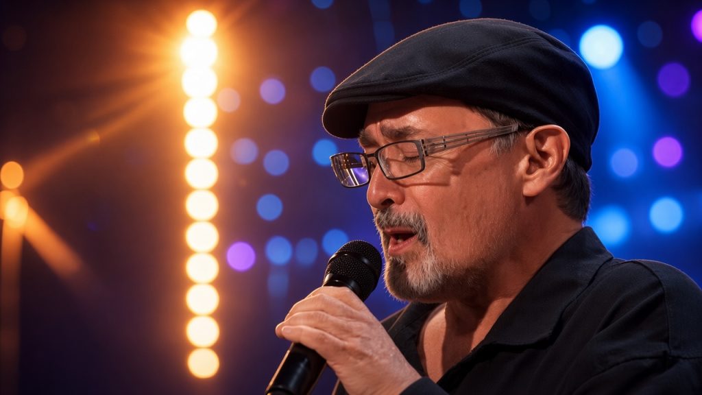 Richard Goodall performing on America’s Got Talent before receiving the Golden Buzzer