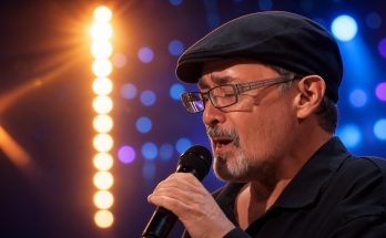 Richard Goodall performing on America’s Got Talent before receiving the Golden Buzzer